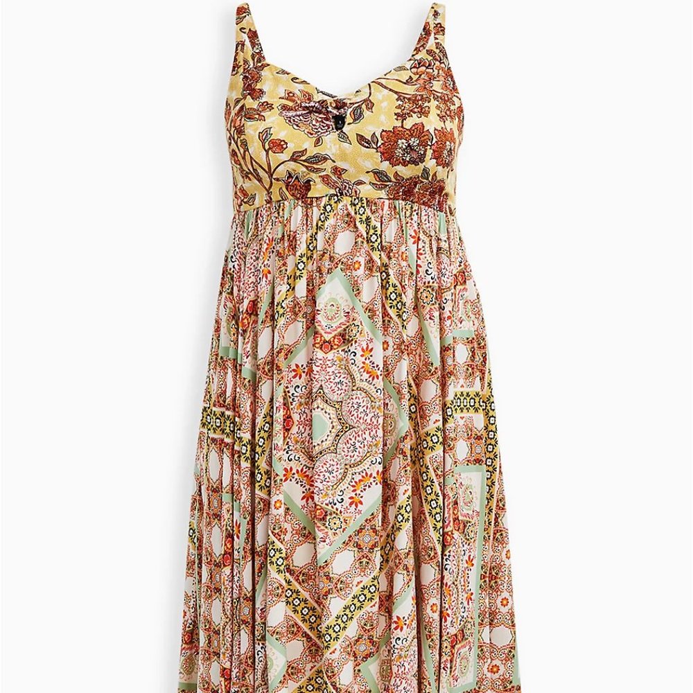 Torrid  Handkerchief Midi Dress size 2 NWT!